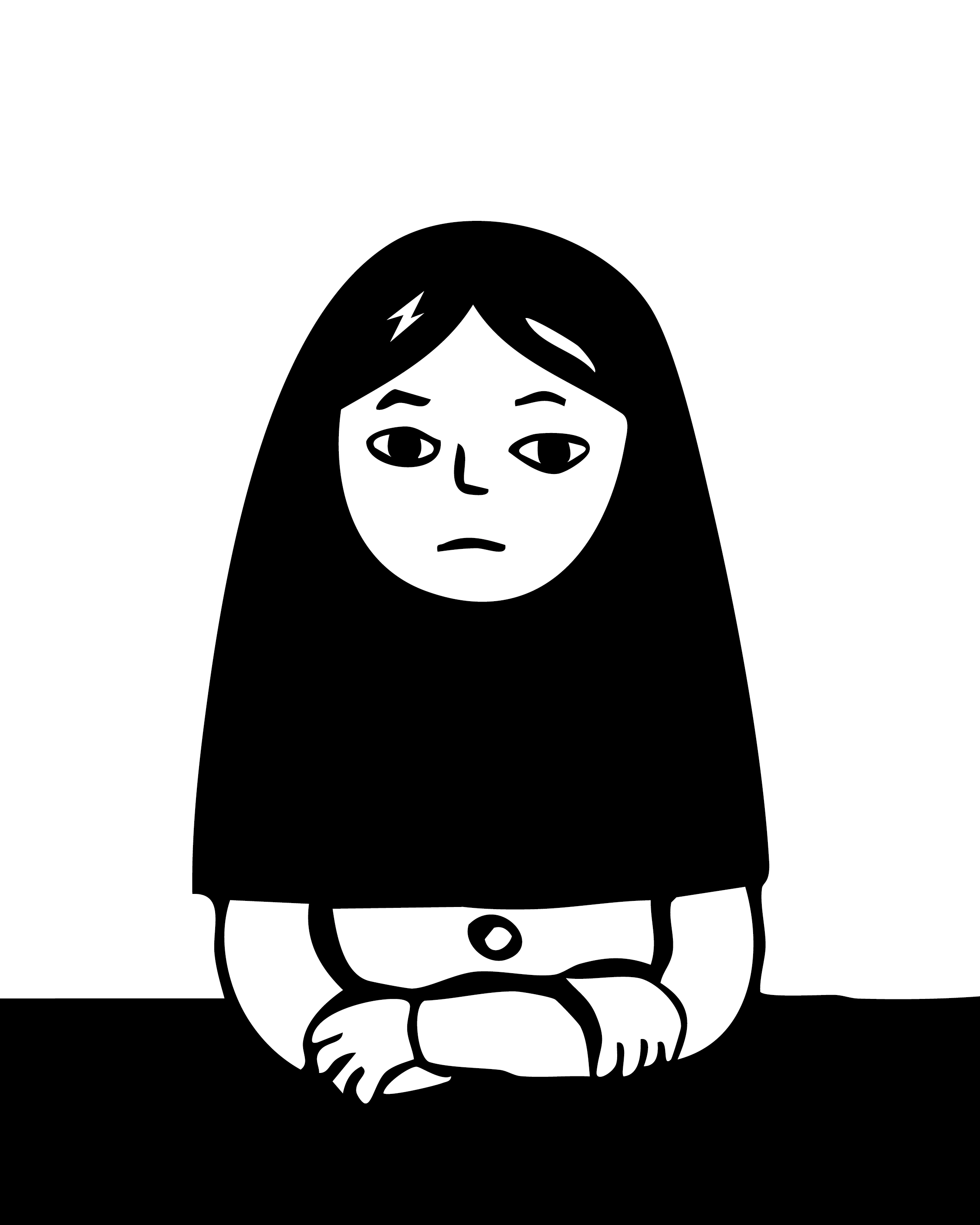 Majrane at School wearing hijab